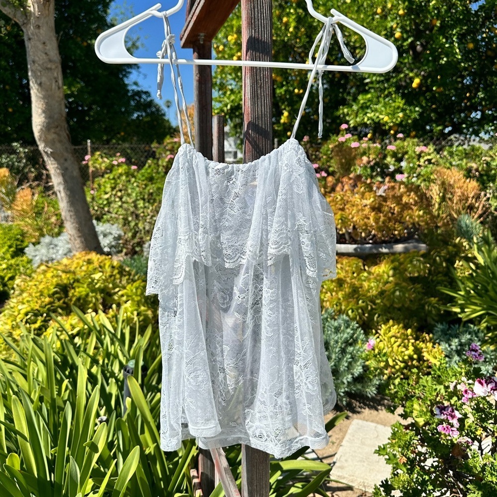 EBERJEY Size Small sheerβ SEXY chemise mini night dress sleepwear